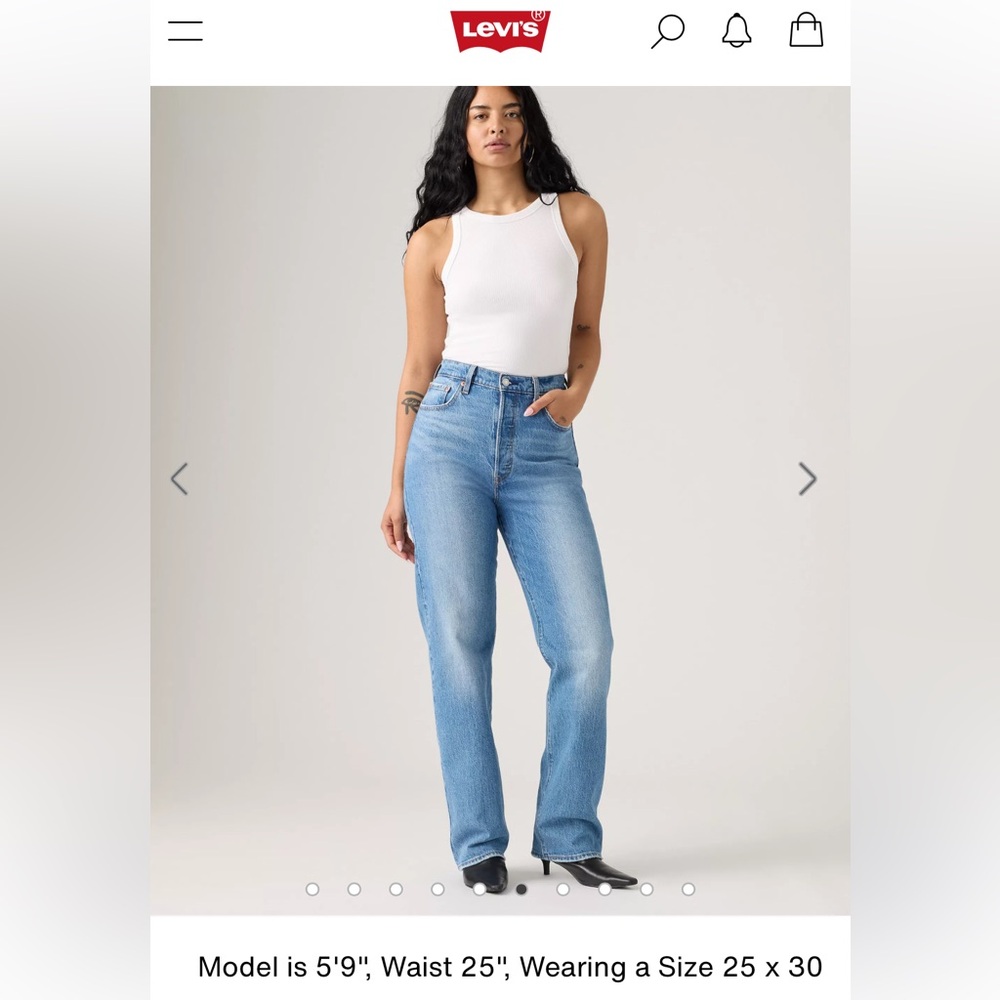 Levi's Women's Straight Leg Jeans - Light Blue